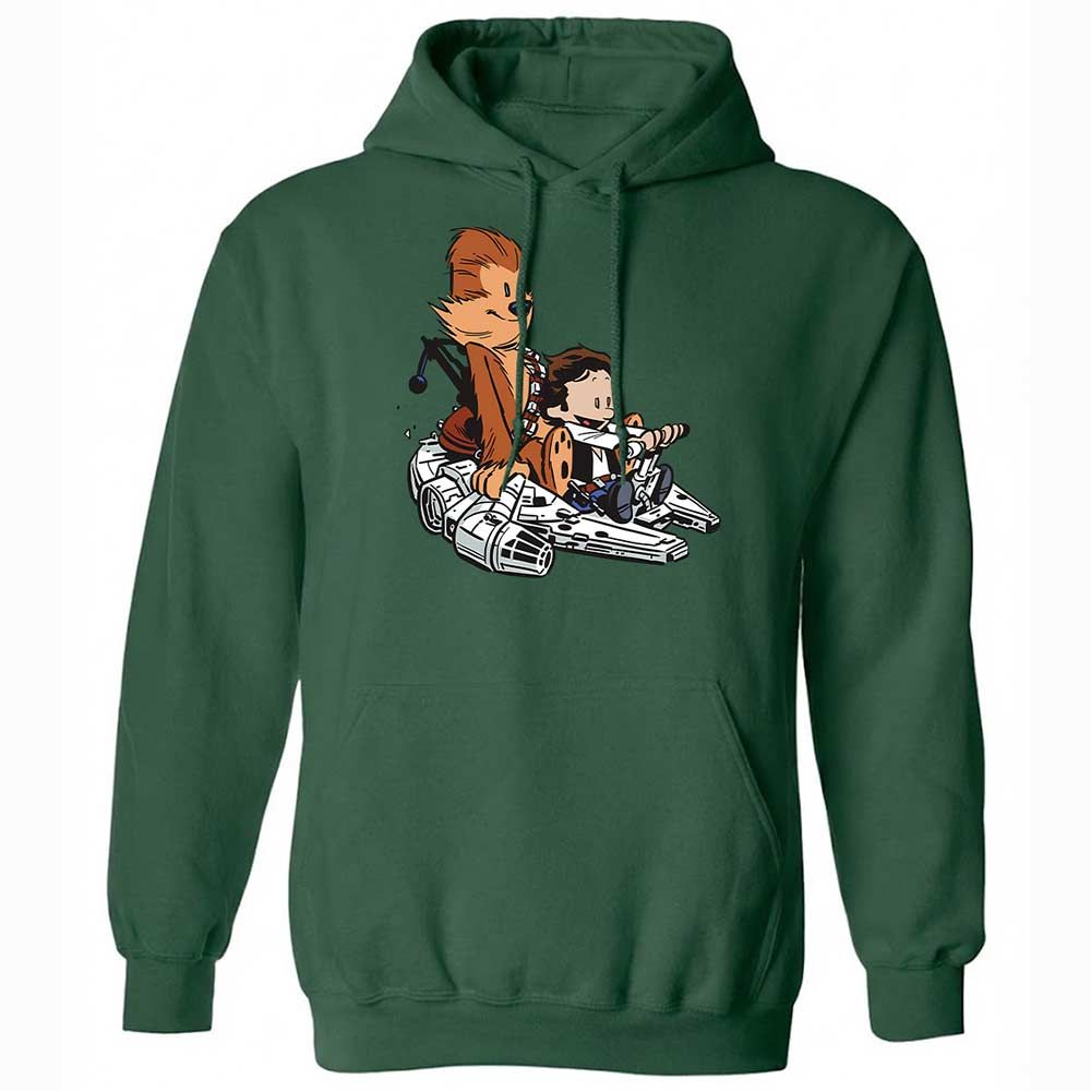 Han and Chewie - Forest Green - 16