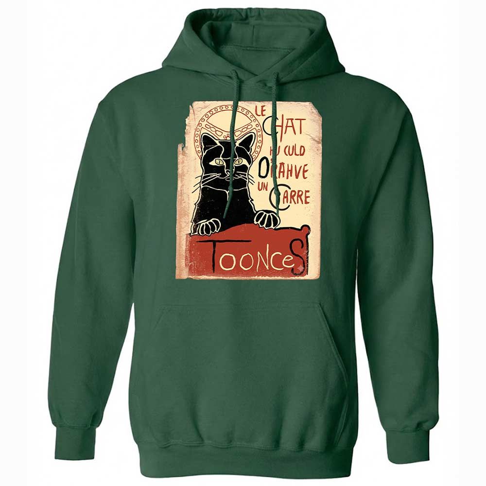 Toonces - Le Chat Noir - Forest Green - 16