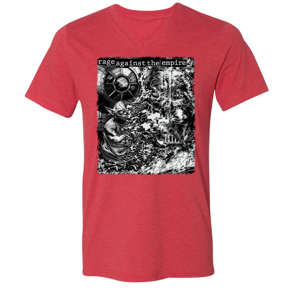 Unisex V-Neck T-Shirt - UG962FCK - Heather Red - 16