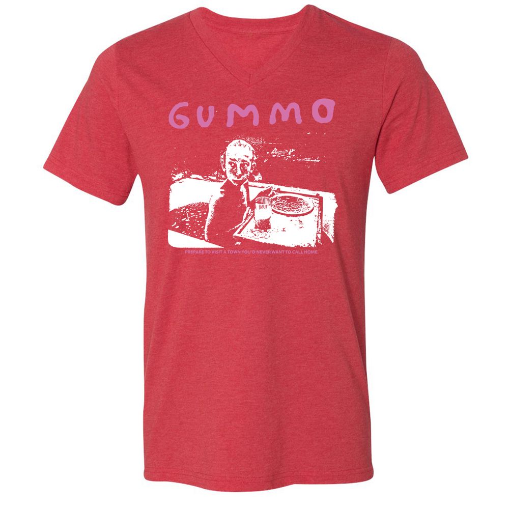 Unisex V-Neck T-Shirt - UHK3VGND - Heather Red - 16
