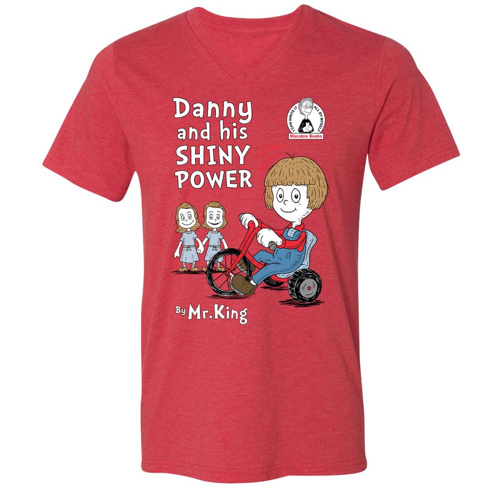 Unisex V-Neck T-Shirt - UXAYNK9B - Heather Red - 16