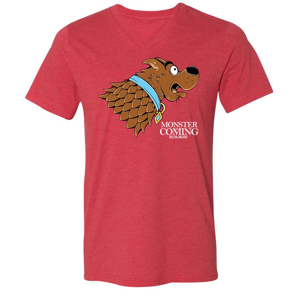 Unisex V-Neck T-Shirt - 11341JKC - Heather Red - 16