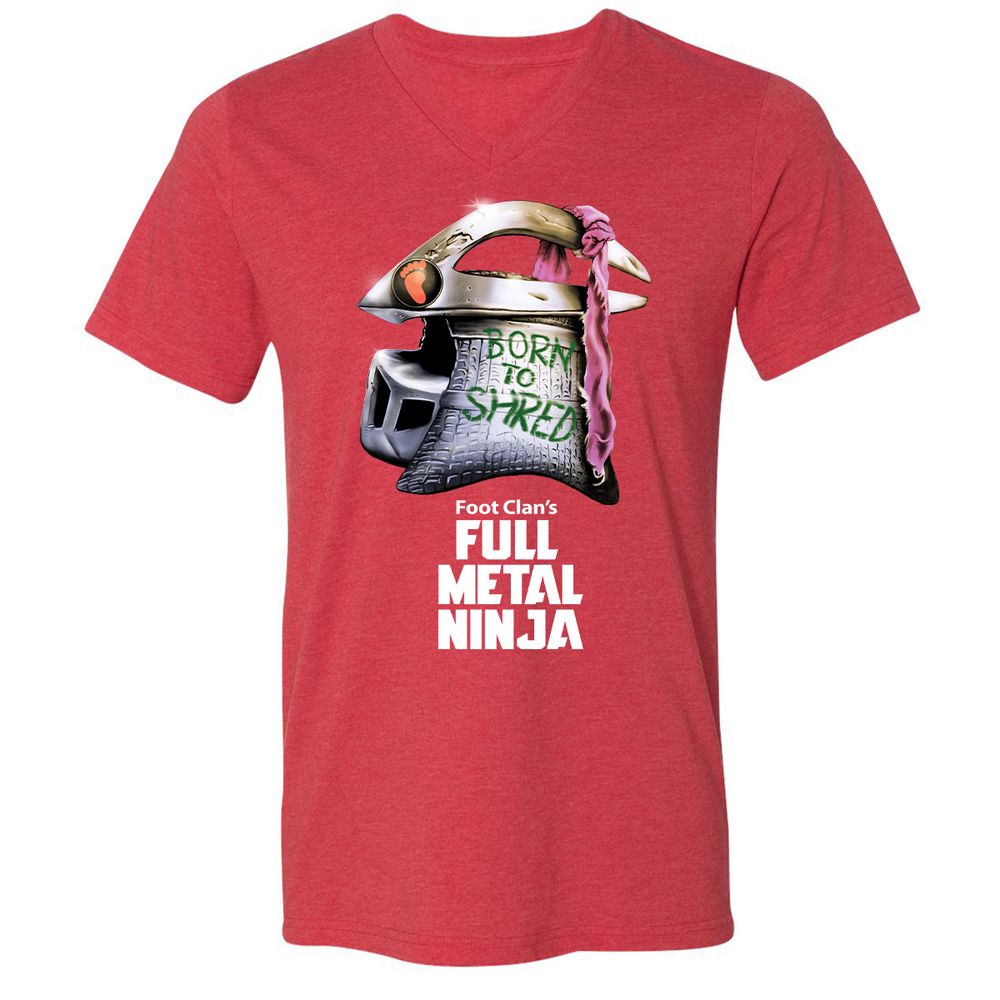 Unisex V-Neck T-Shirt - RC5AA1S6 - Heather Red - 16