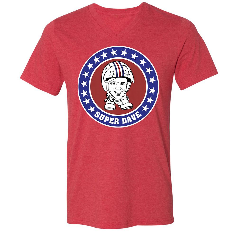 Unisex V-Neck T-Shirt - ULX71FAG - Heather Red - 16