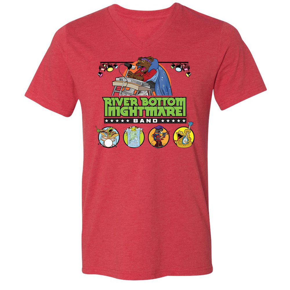 Unisex V-Neck T-Shirt - ASZ927UP - Heather Red - 16