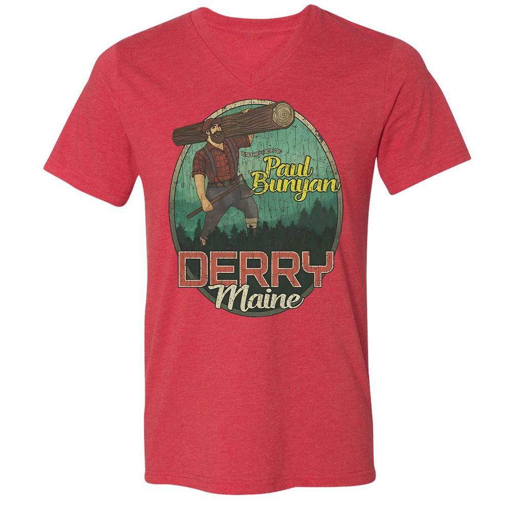 Derry Birthplace of Paul Bunyan - Heather Red - 16