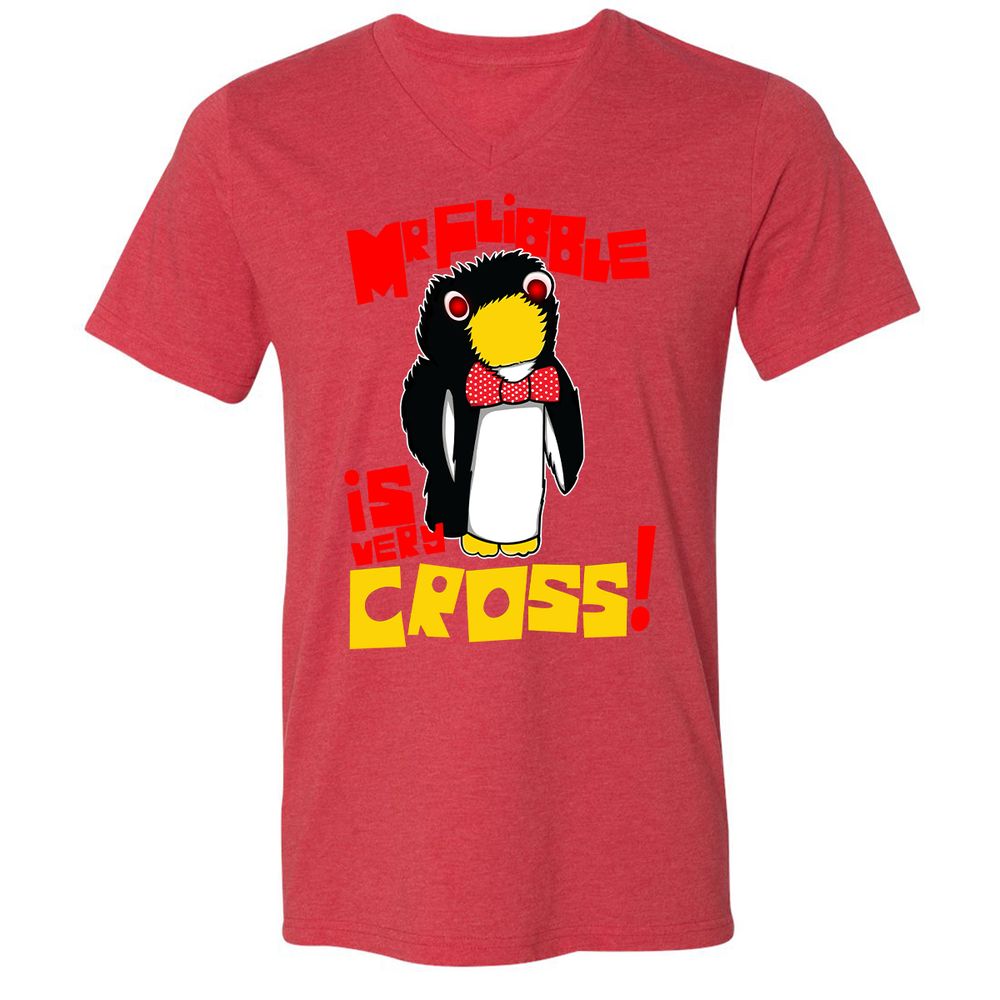 Mr Flibble is very Cross - Heather Red - 16