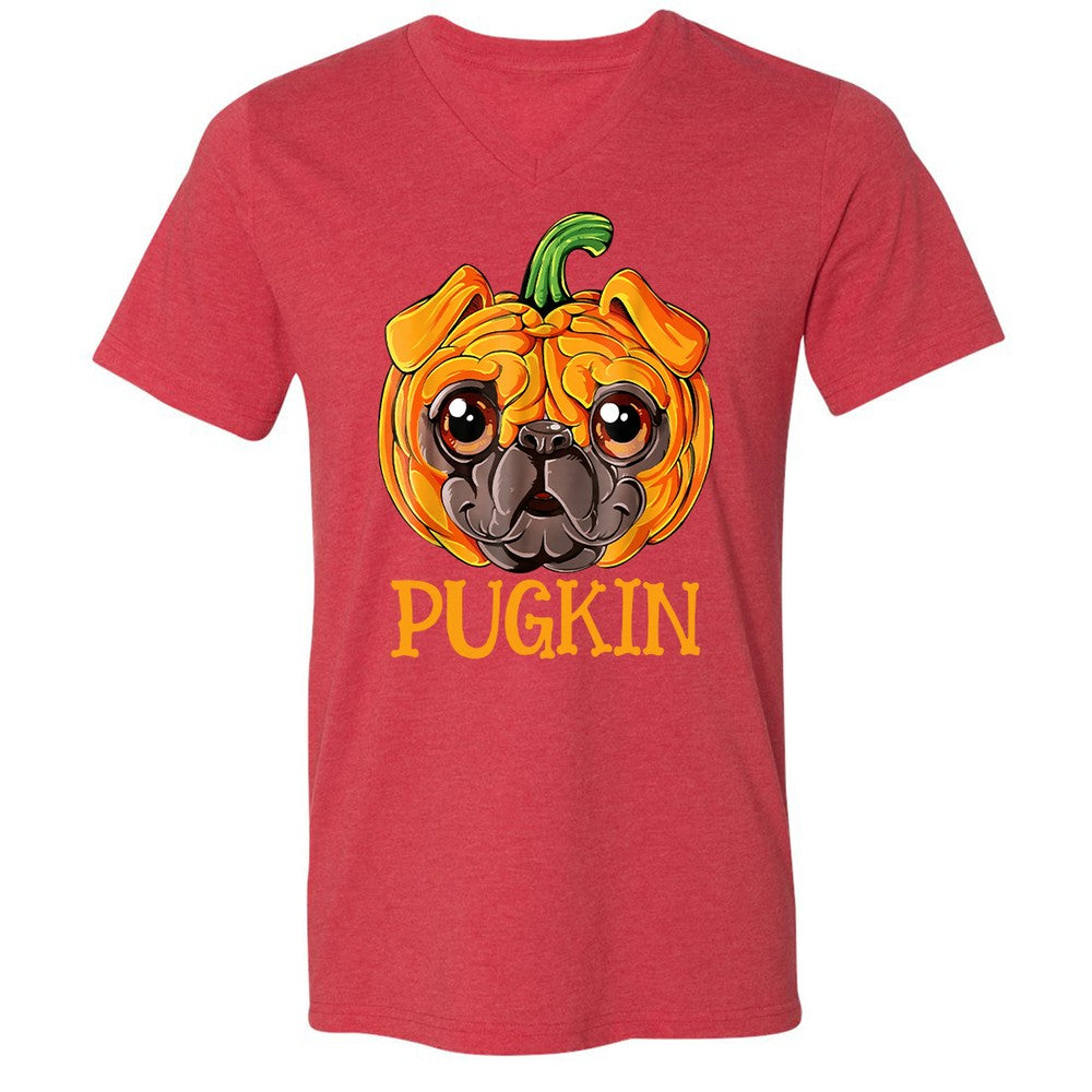 Unisex V-Neck T-Shirt - ZB14U9DA - Heather Red - 16