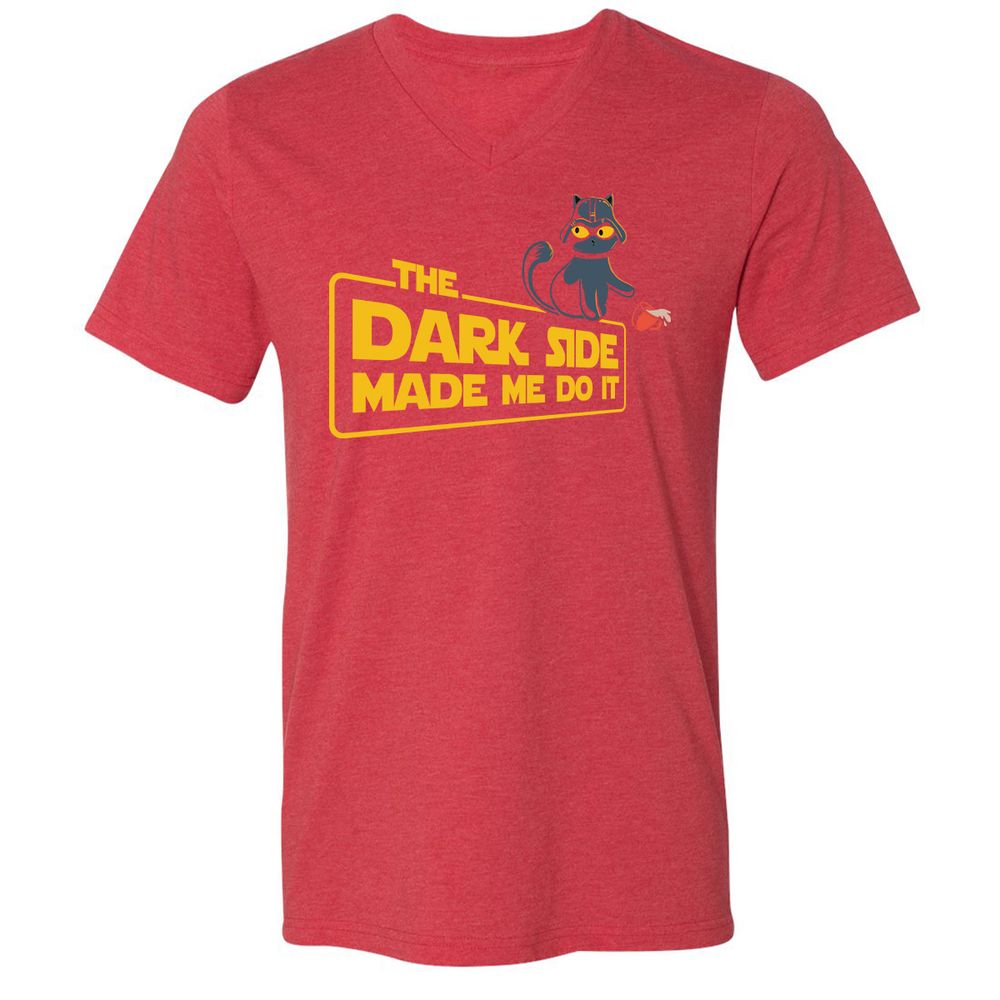 Unisex V-Neck T-Shirt - EXF2UAP1 - Heather Red - 16