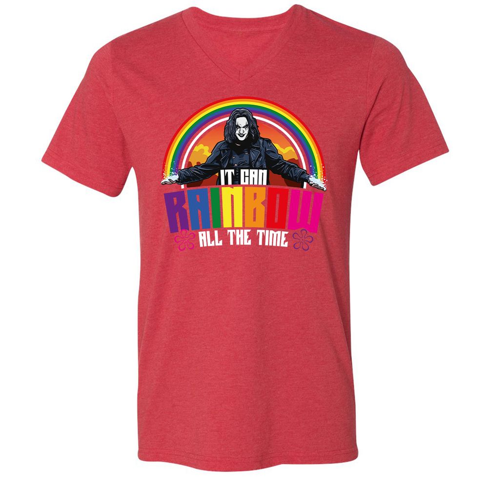 Unisex V-Neck T-Shirt - SPNV65ZJ - Heather Red - 16