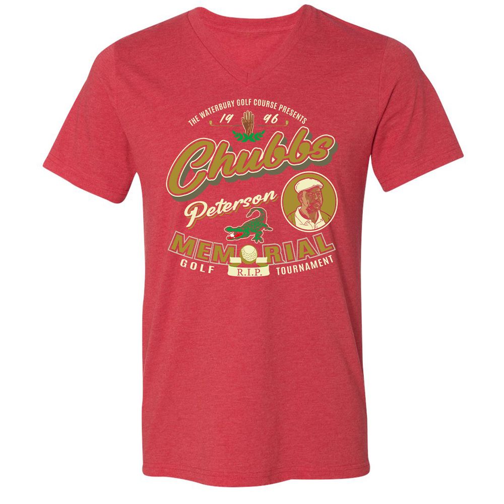 Unisex V-Neck T-Shirt - H8LZD6N1 - Heather Red - 16