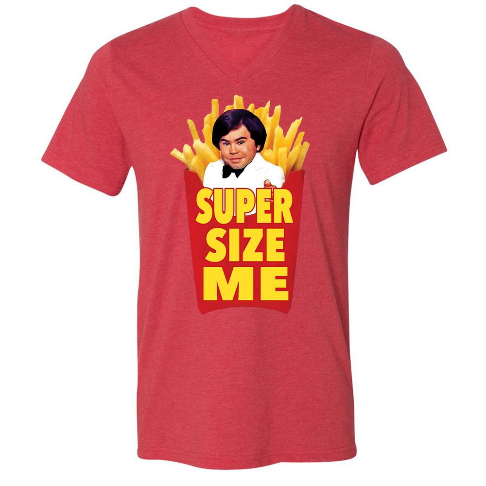 Unisex V-Neck T-Shirt - GB1YZVCN - Heather Red - 16