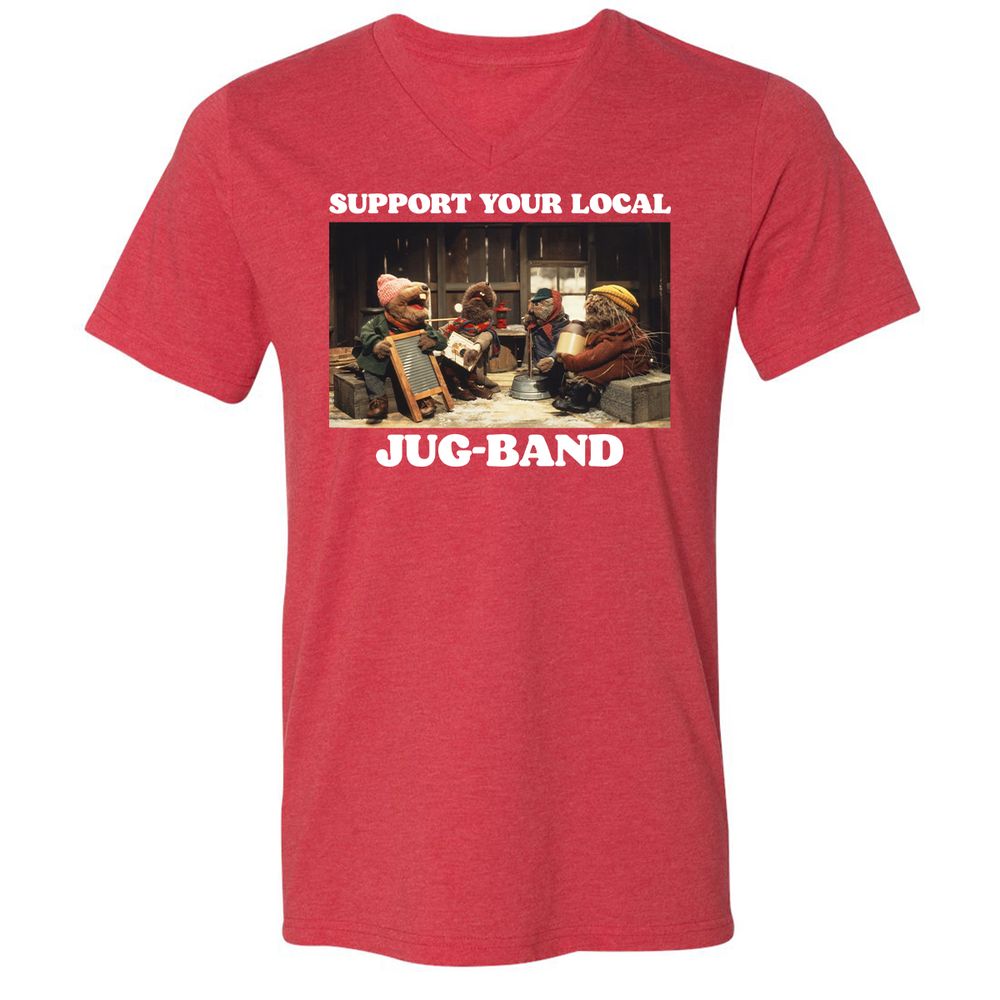 Support Your local - Heather Red - 16