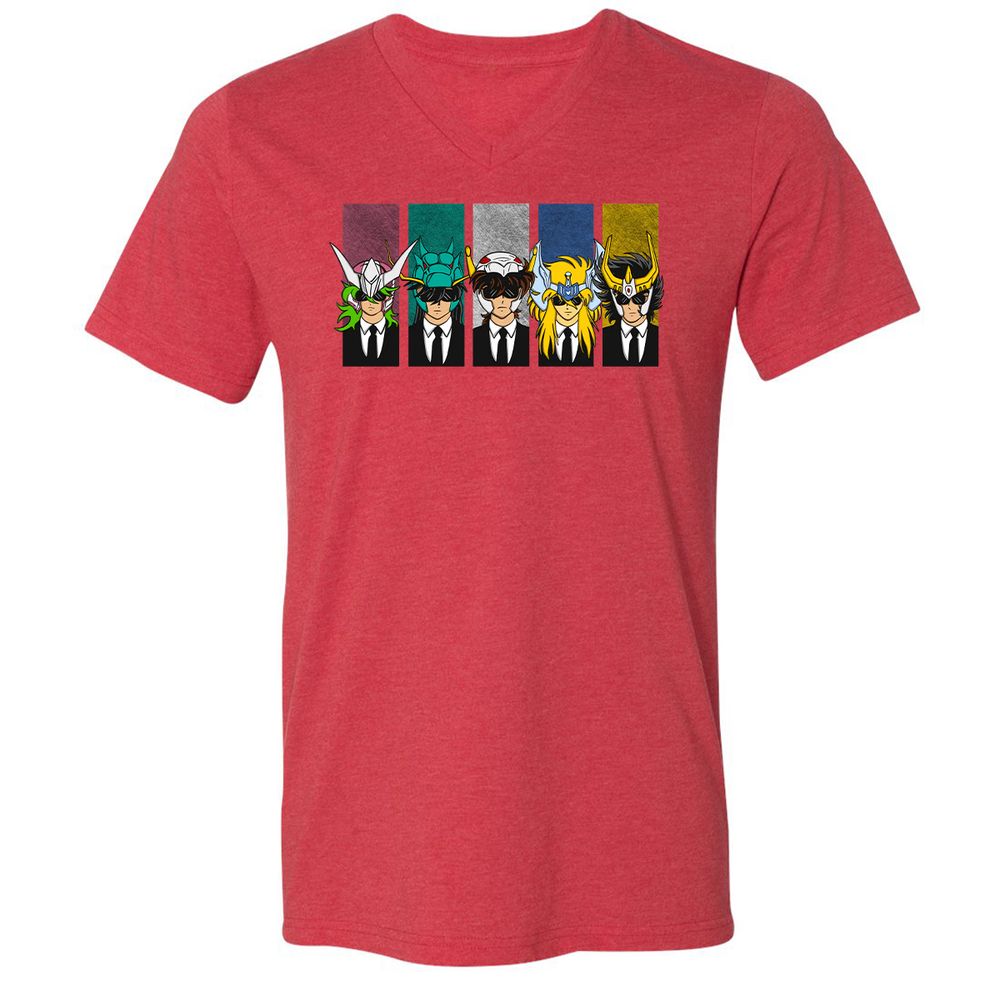 Unisex V-Neck T-Shirt - UG8762HX - Heather Red - 16