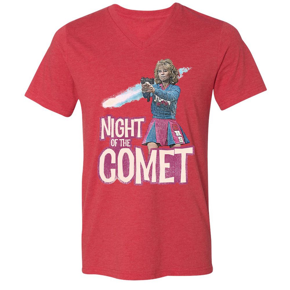 Unisex V-Neck T-Shirt - SM9626SQ - Heather Red - 16