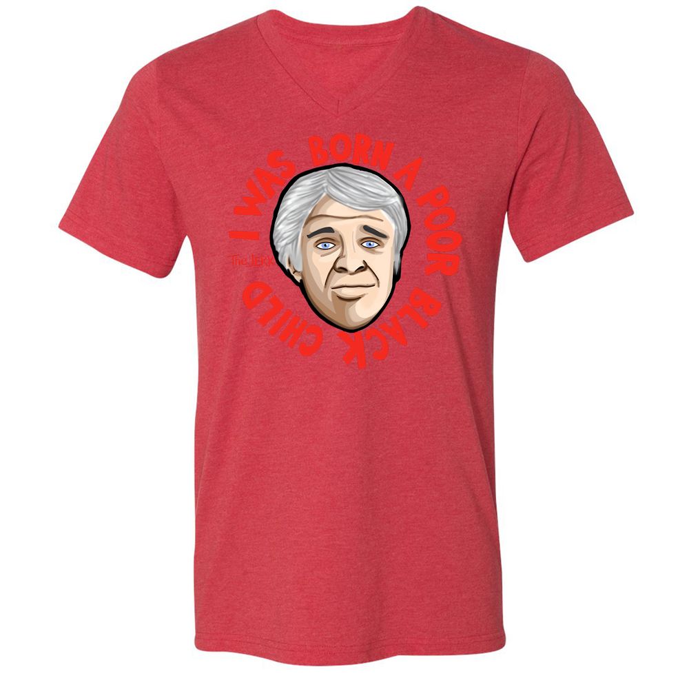 Unisex V-Neck T-Shirt - 22MMA1SP - Heather Red - 16