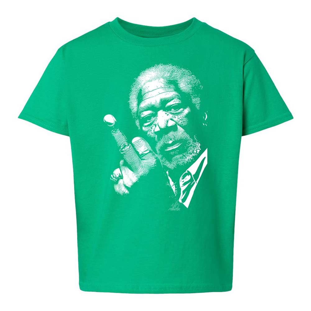 Morgan Freeman middle finger - Irish Green - 16