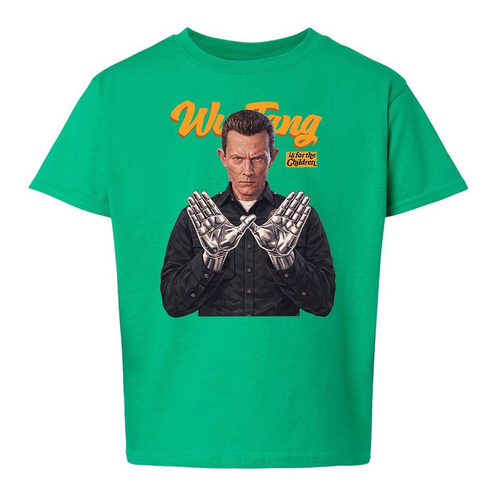 Kids T-Shirt - Black - Irish Green - 16