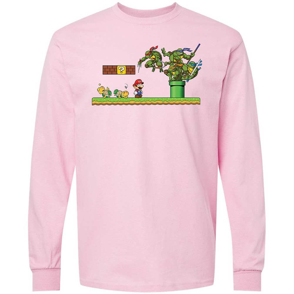 Long Sleeve T-Shirt - X5VAE6G2 - Light Pink - 16