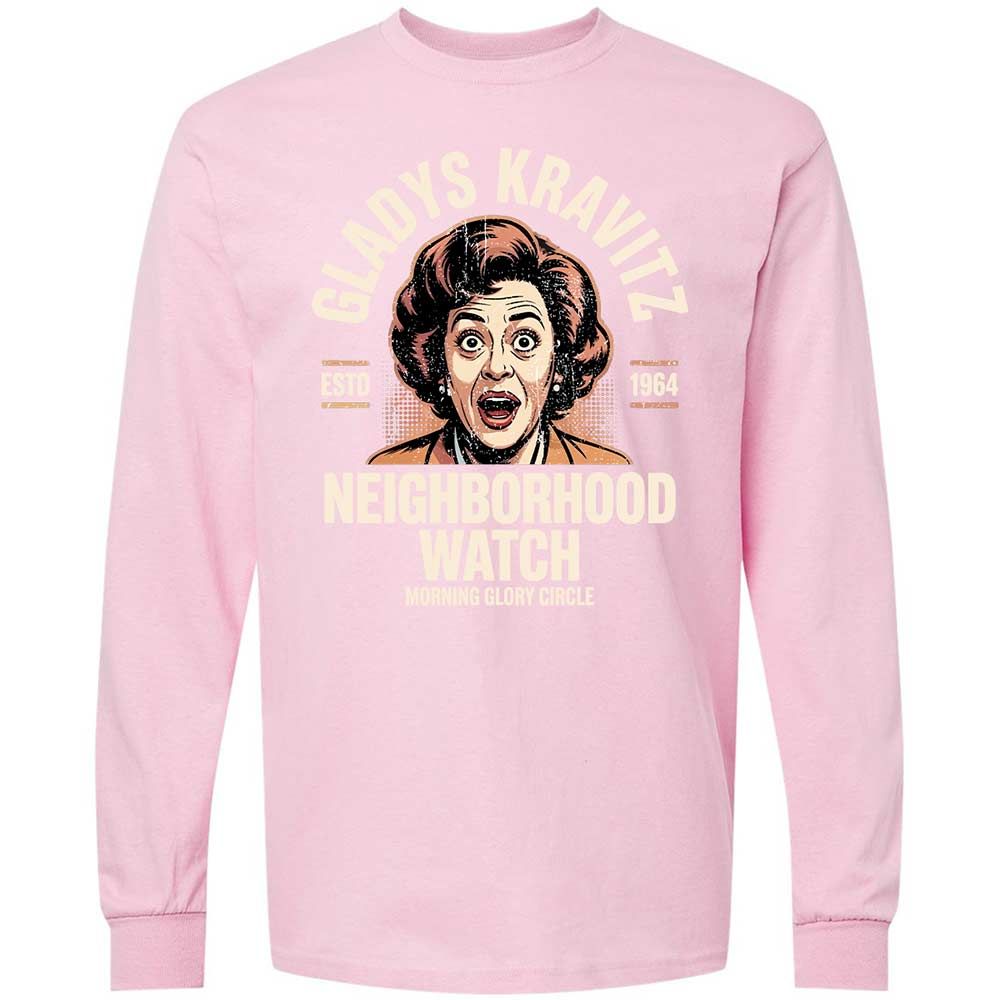 Long Sleeve T-Shirt - QVQH68N3 - Light Pink - 16