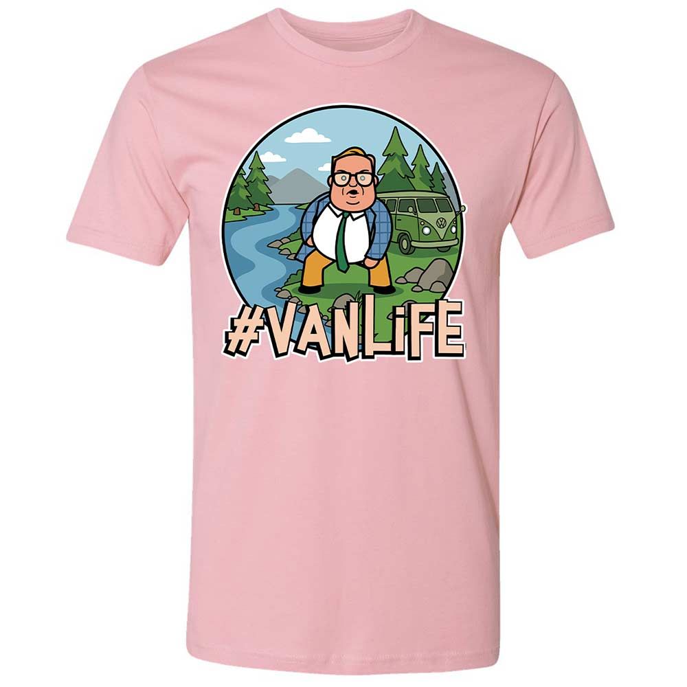 Vanlife living in a van down by the river - Light Pink - 16