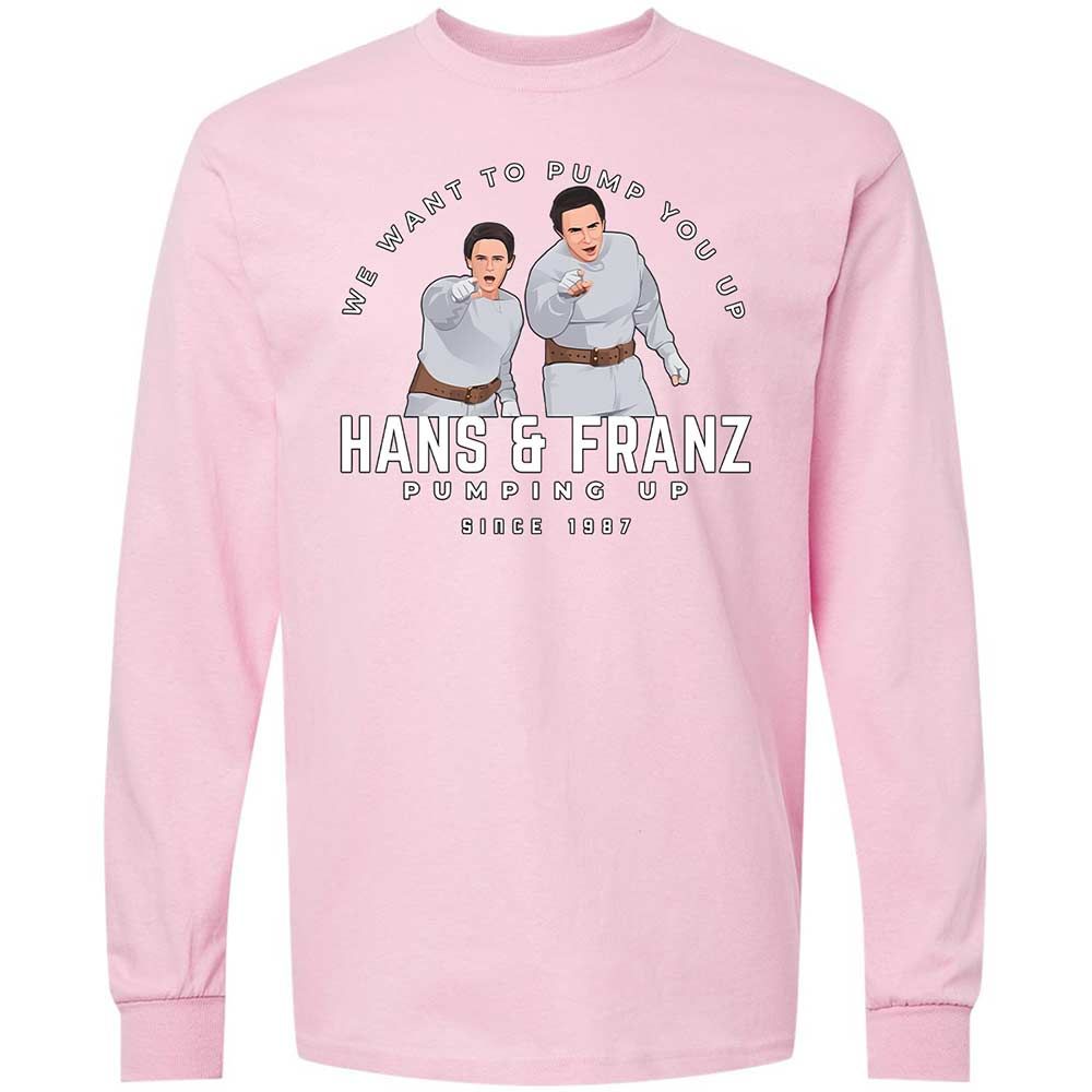 Long Sleeve T-Shirt - WY1SZX9L - Light Pink - 16