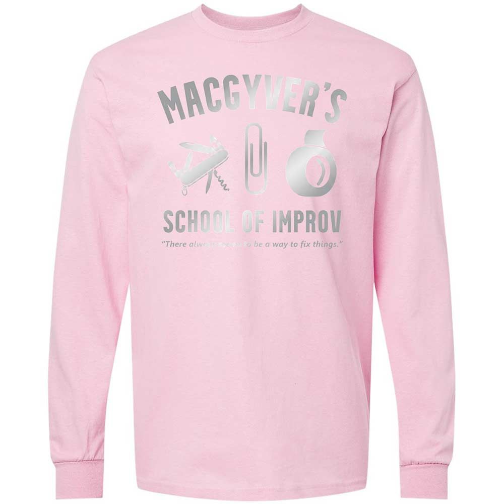 Long Sleeve T-Shirt - J7VD8LR4 - Light Pink - 16