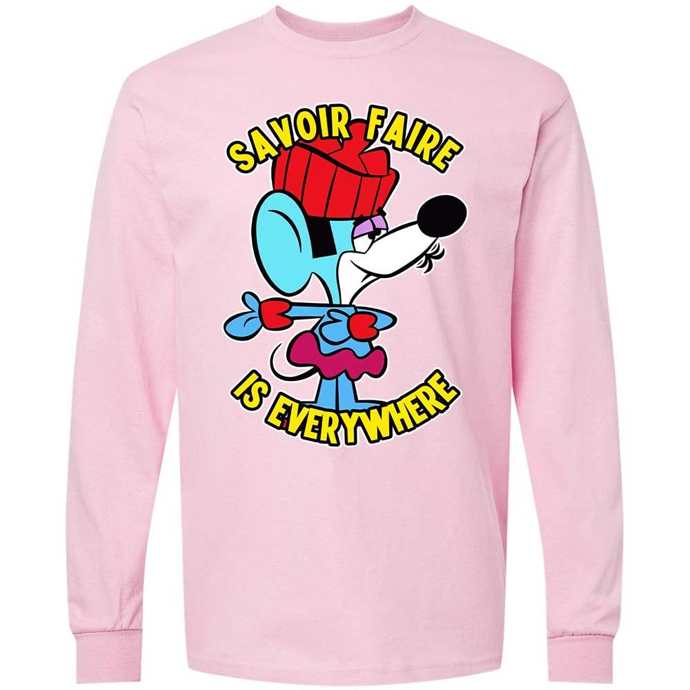 Long Sleeve T-Shirt - PRU1SJ6K - Light Pink - 16