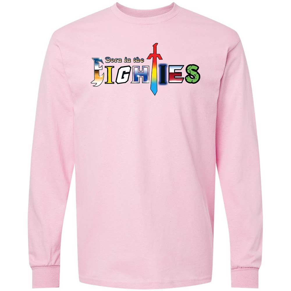 Long Sleeve T-Shirt - V5GVQ1T3 - Light Pink - 16
