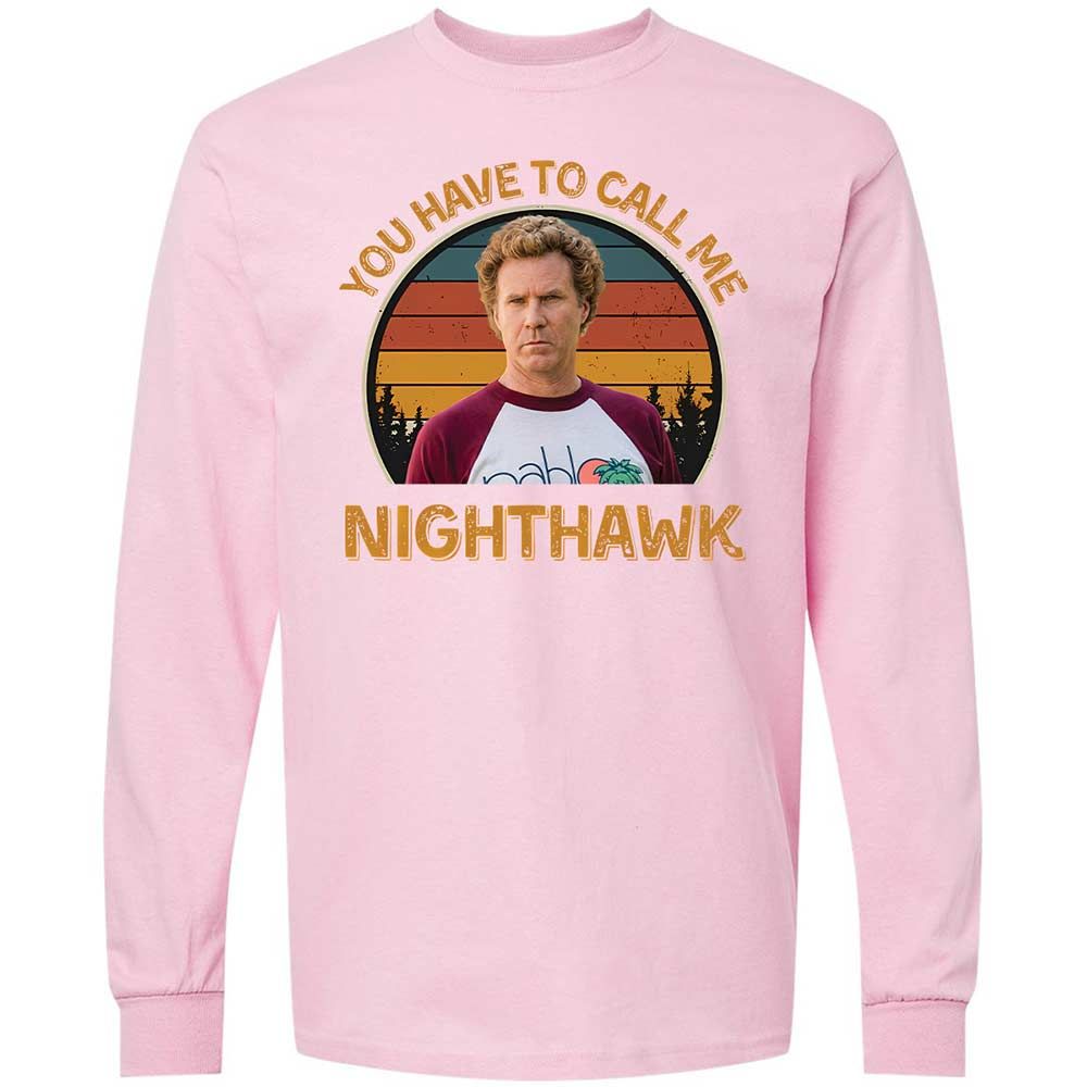 Long Sleeve T-Shirt - VK5CLMLH - Light Pink - 16