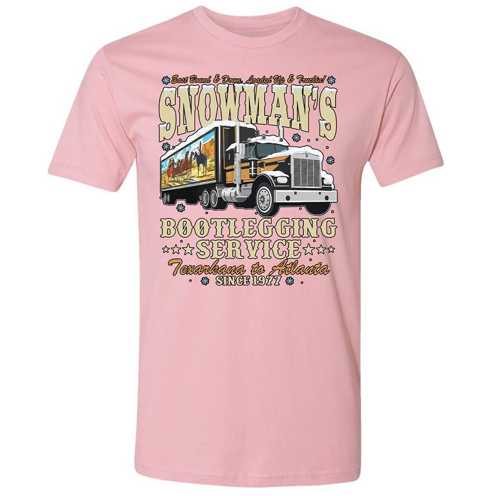 Snowman's Bootlegging Service - Light Pink - 16