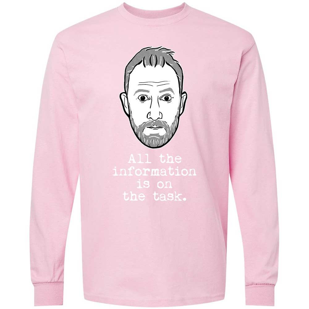 All the information is on the task - Light Pink - 16