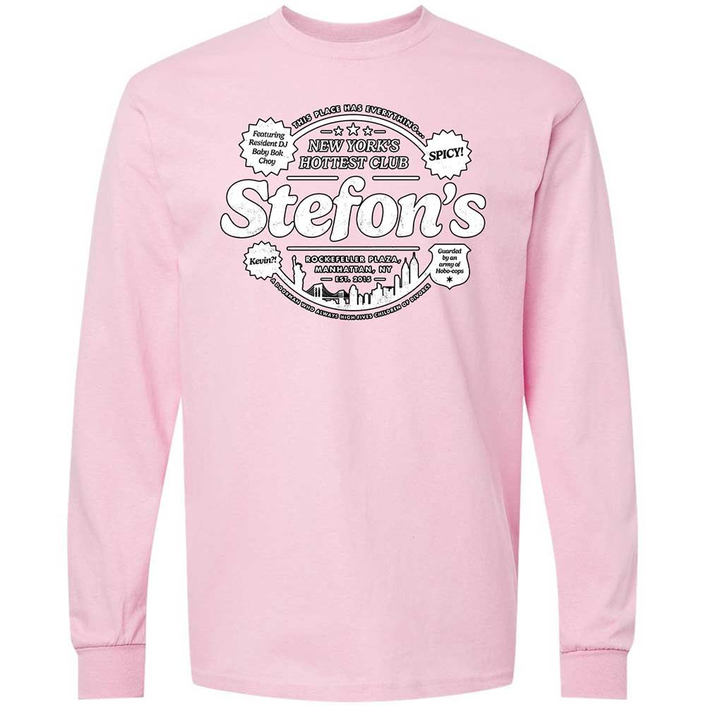 Long Sleeve T-Shirt - GGDXEYV4 - Light Pink - 16