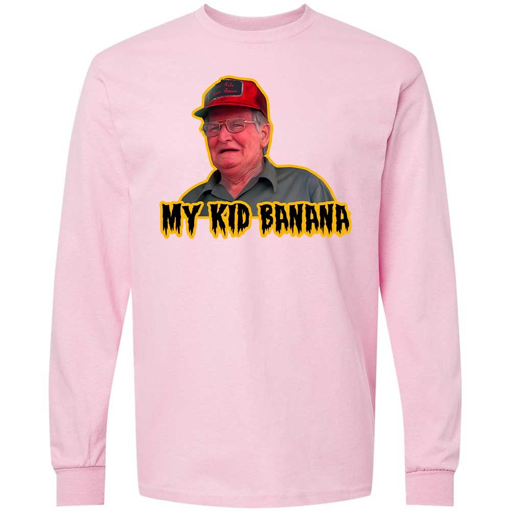 Long Sleeve T-Shirt - LPU2DUZ7 - Light Pink - 16