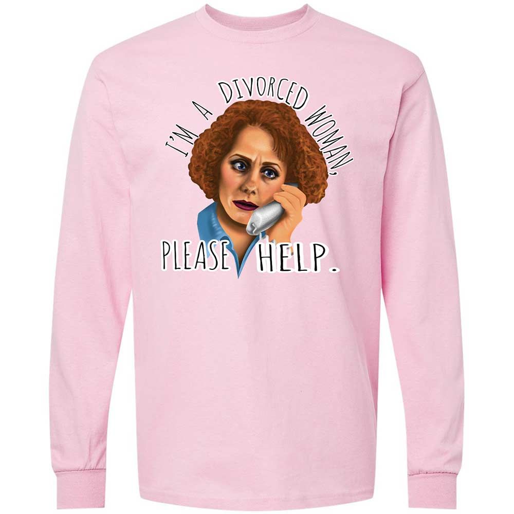 Long Sleeve T-Shirt - EYUHDL6H - Light Pink - 16