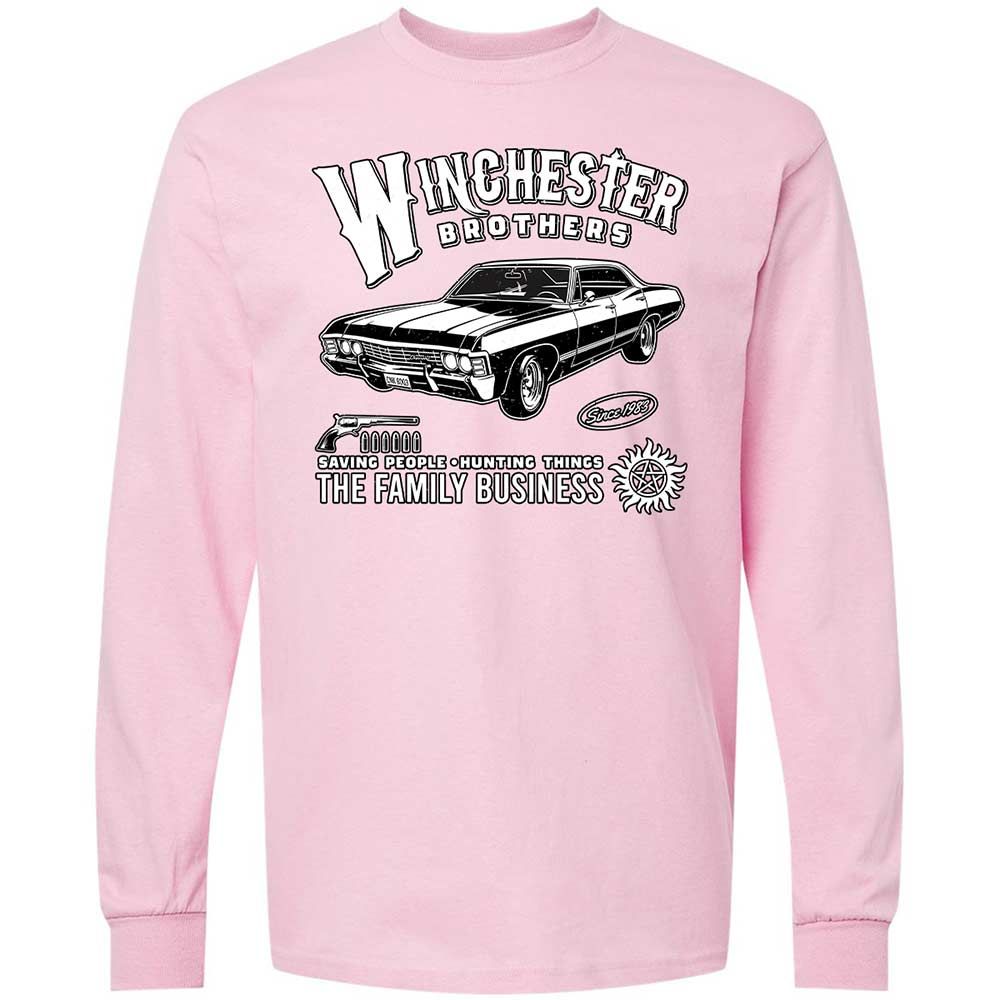 Long Sleeve T-Shirt - MXQFW52J - Light Pink - 16