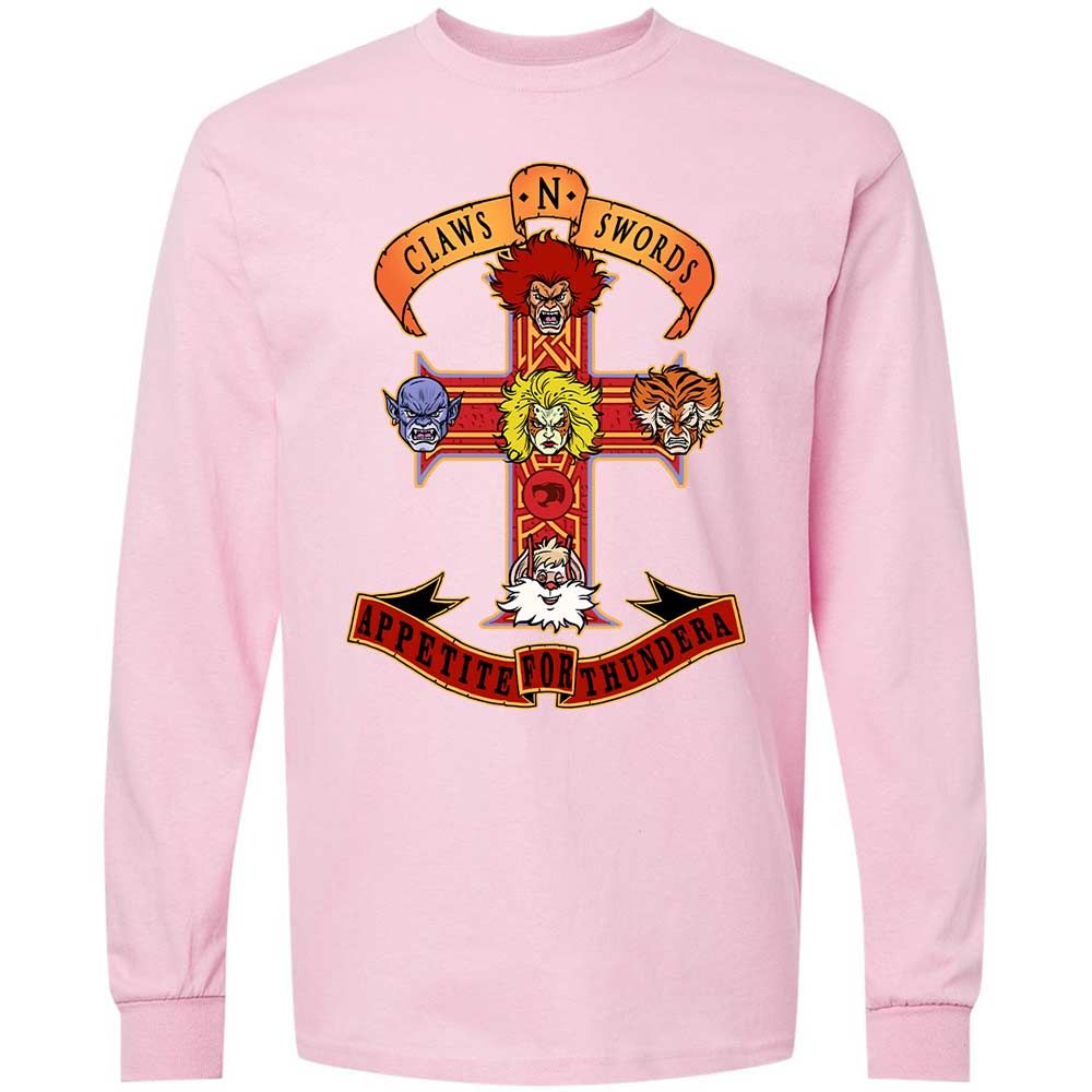 Long Sleeve T-Shirt - HYSDNGJ1 - Light Pink - 16
