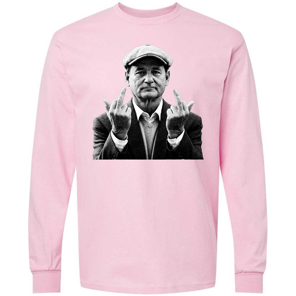 Bill Murray Middle Finger - Light Pink - 16