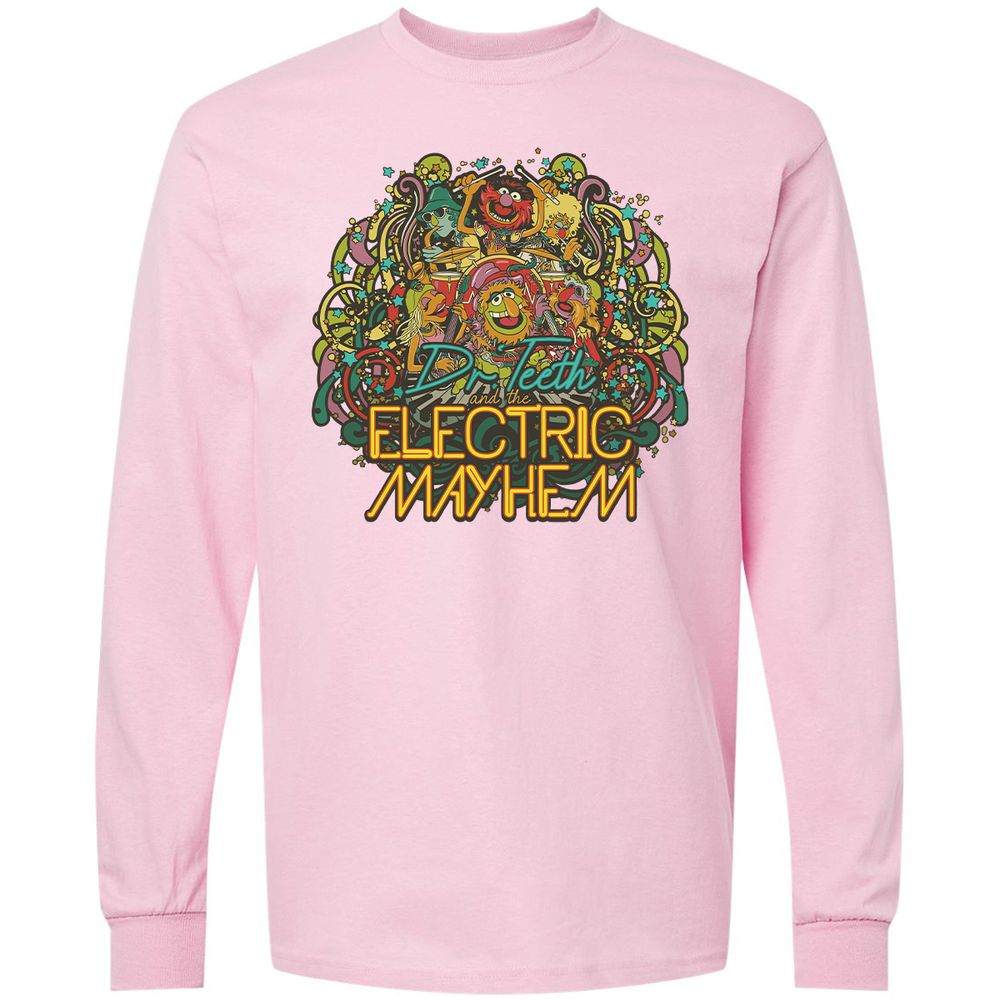 Long Sleeve T-Shirt - TXBY1LZ6 - Light Pink - 16