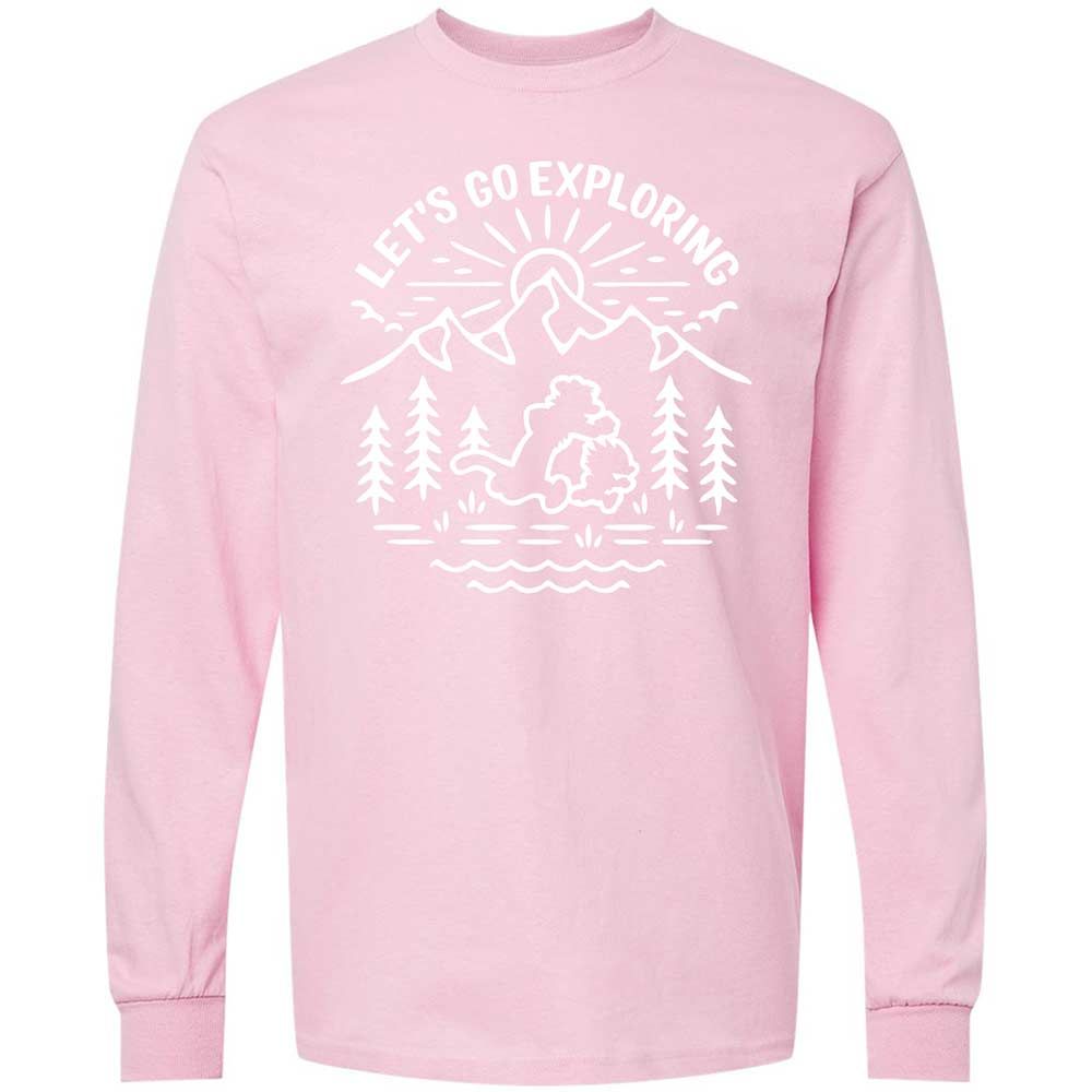 Long Sleeve T-Shirt - GAJEBL5Z - Light Pink - 16