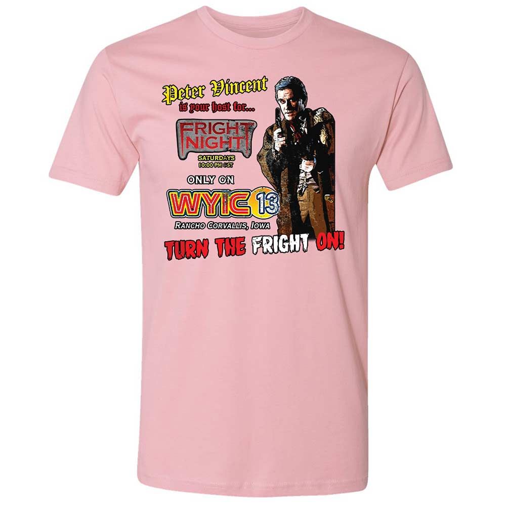 Peter Vincent Fright horror night cult - Light Pink - 16