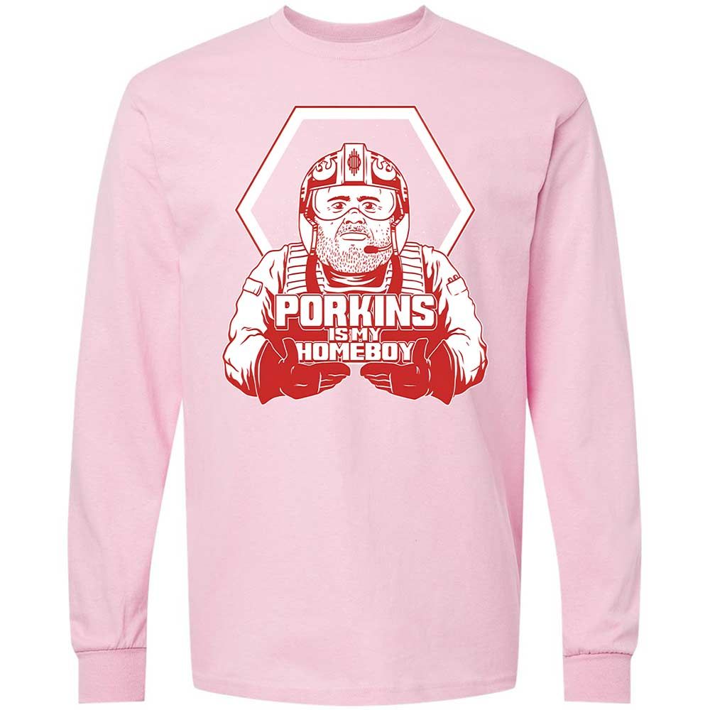 Porkins Is My Homeboy - Light Pink - 16