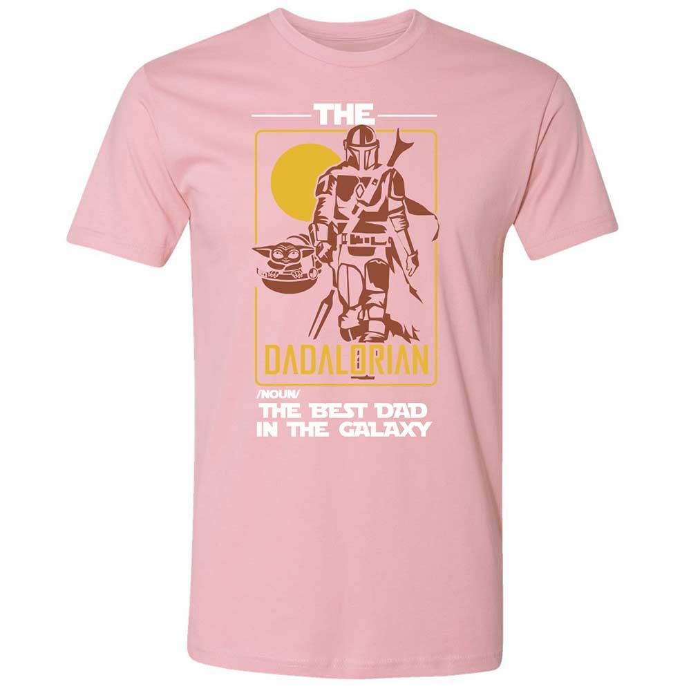 The Dadalorian The Best Dad In The Galaxy - Light Pink - 16