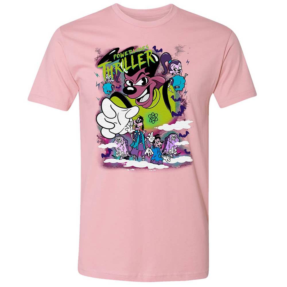 Vintage Pop Cartoon Horror Mashup - Light Pink - 16