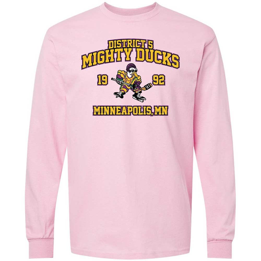 District 5 Ducks - Light Pink - 16