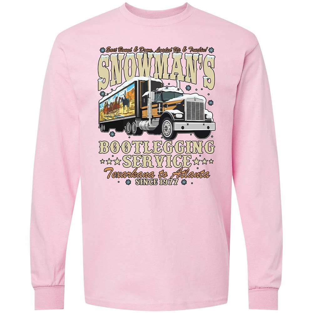 Snowman's Bootlegging Service - Light Pink - 16