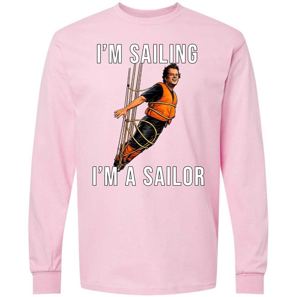 Long Sleeve T-Shirt - BS1R9PVU - Light Pink - 16