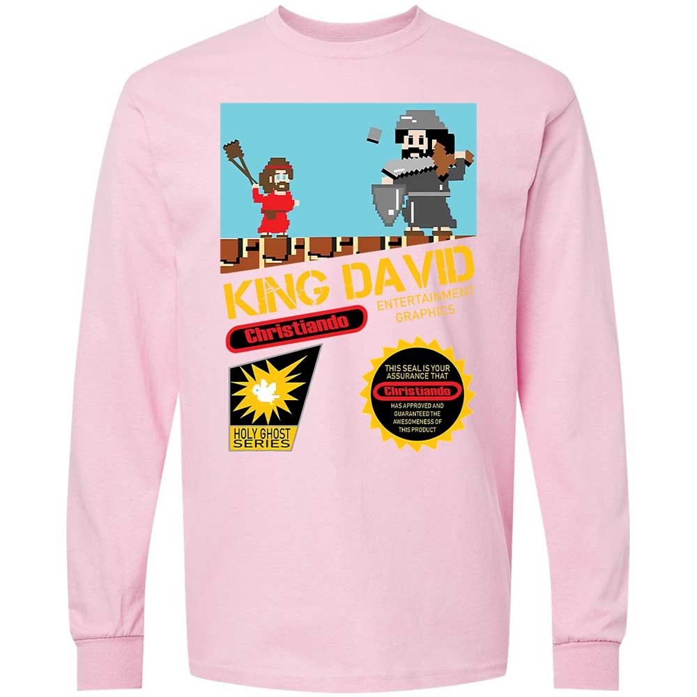 David Vs Goliath Cool Christian - Light Pink - 16