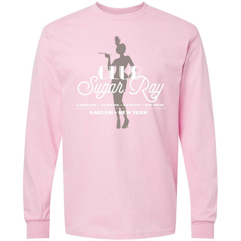 Long Sleeve T-Shirt - EZ6BQSS8 - Light Pink - 16