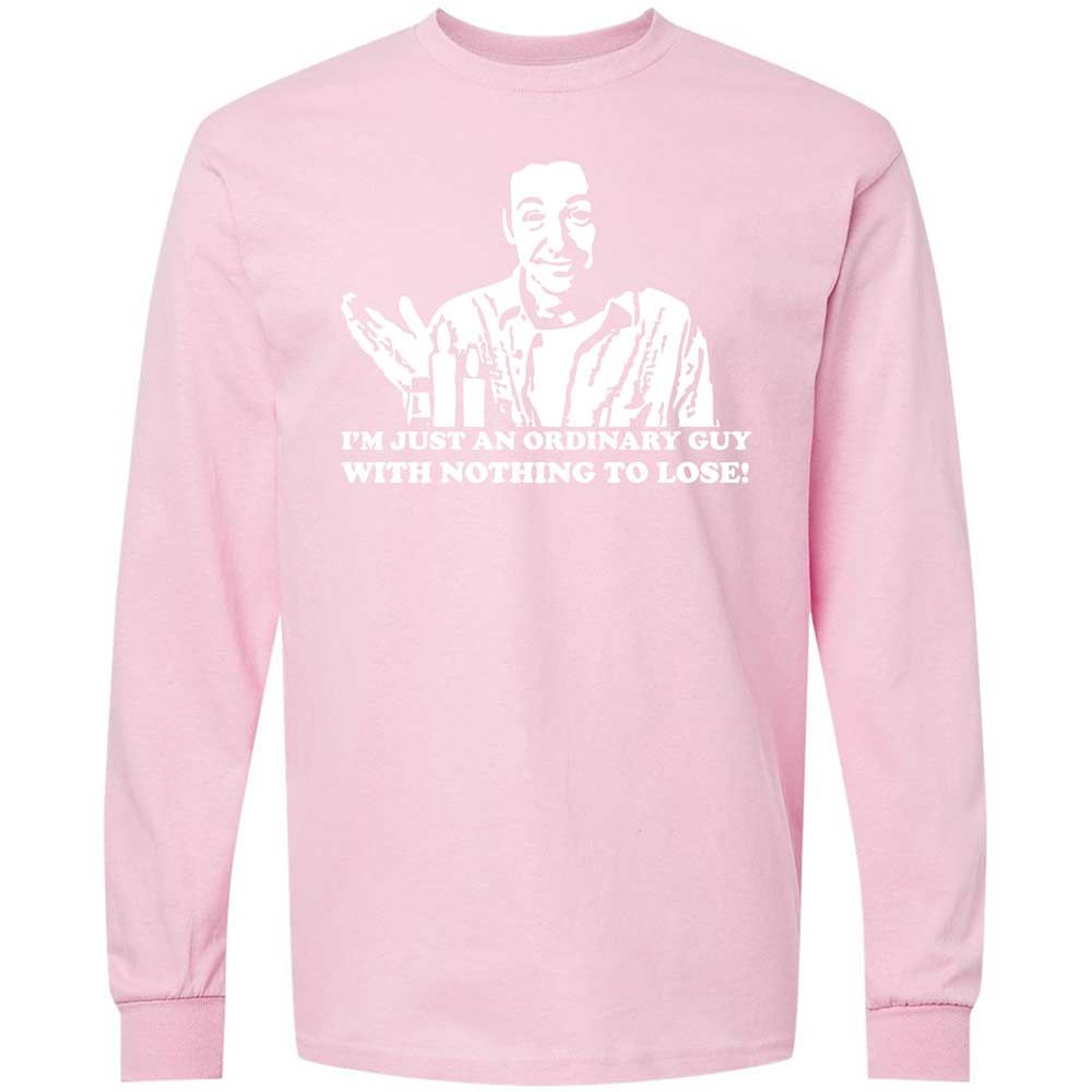 Long Sleeve T-Shirt - W7786DGC - Light Pink - 16